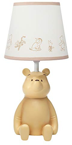 Lambs & Ivy Disney Baby Storytime Pooh 3D Table Lamp with Shade