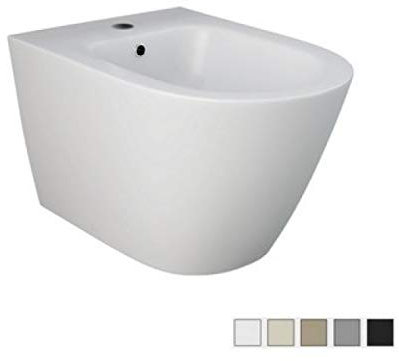 Bidé suspendido Feeling - Fijación oculta Er. Rub - Negro mate mate