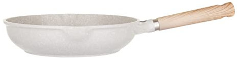 KASANOVA, padella antiaderente Belly Cosy, padella induzione e tutti i piani cottura, con Manico Soft Touch, Rivestimento Antigraffio e Antiabrasione, padella per frittata, Diametro 26 cm