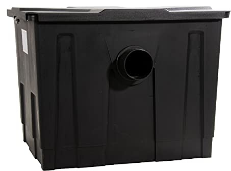 AquaForte MBF-550 Filtre multi-chambres, Taille 69 * 52 * 40 cm, Capacité max. Capacité du bassin 24 m³ sans poissons, Max. Débit 12 m³/h, Convient pour différents médias de filtration