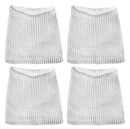 Wisebom 4Pcs Protections de Racines en Maille pour Plantes Sacs en Maille Métallique Paniers de Protection des Racines pour Légumes Arbre Fruitier Fleurs Contre Les Souris Morsure des Racines 25x23cm