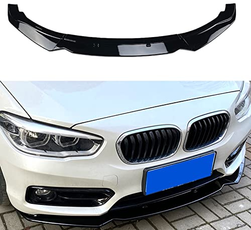 Spoiler paraurti anteriore splitter per BMW F20 F21 2015-2019 nero lucido