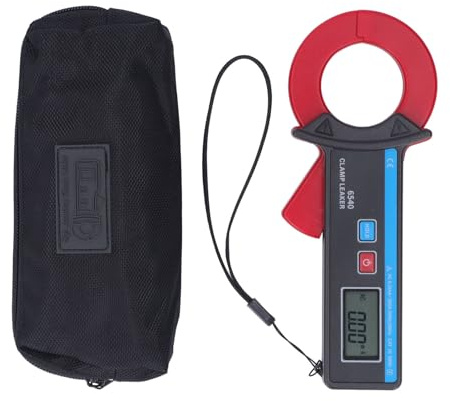 Pinza Amperometrica Digitale, Pinza Amperometrica per Corrente di Dispersione Amperometro Portatile per Perdite Digitali Ad Alta Precisione Dimensione Ganascia 40 Mm