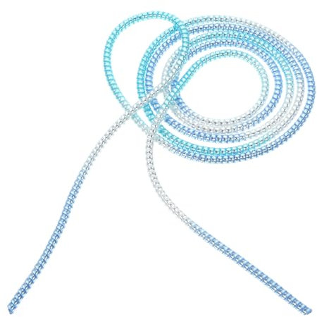Operitacx Protecteur de Câble PVC Bleu 1,4m Look, Prolongeant la Durée de Vie et Assurant Une Transmission Stable, Gestion de Câbles de Téléphone