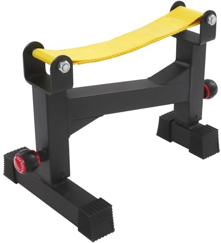 Squat Rack, multifunktionell hantelrack, (2 stycken), justerbar höjd 30–40 cm, lastkapacitet 300 kg, tillverkad av kolstål och nylontyg, för styrketräning och styrketräning