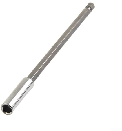UrbanHui Juego de barras de extensión magnéticas de 60 mm, 75 mm, 100 mm, 150 mm, vástago hexagonal de 1/4 pulgadas para herramientas de destornillador eléctrico (100 mm)