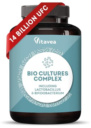 Probiotics for Gut Health – 7 Strains with Lactobacillus & Bifidobacterium – 28 Billion CFU per Day – Supports Digestion, Transit & Microbiome – 60 Vegan Capsules – Vitavea Quality