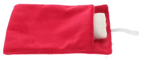 POPETPOP Paquet de Couchage Délicat Rouge pour Poupée Ob11 Coussin, Accessoire Miniature Réutilisable pour Maison de Poupée, Décor Noël, Tissu Doux Confortable, Compact et Décoratif