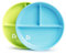 Munchkin Stay Put Saugnapf, unterteilt, Blau/Grün