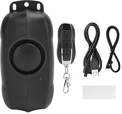 Alarma antirrobo para Bicicleta y Motocicleta, 150 dB de Seguridad inalámbrica, vibración, Sensor de Movimiento, Alarma, Alarma para Bicicleta con Control Remoto, LY-C1, función IP55 SOS