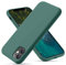 OitiYaa Silicone Case Compatible with iPhone 11 Case 6.1 Inch, Soft Ultra Slim Protective Shockproof Liquid Silicone Phone Case with Anti-Scratch Microfiber Lining,Pine Green