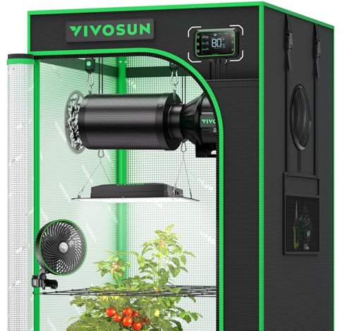 VIVOSUN 2x2 Smart PRO Grow Tent Kit, 1-Plant WiFi-Integrated Grow System