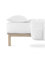 Andrea Simone Jersey Spannbettlaken, Premium, 100% MAKO Baumwolle, bis 35cm, Weiß Bettlaken, Spannbettlaken 90x200, Spannbettlaken Boxspingbett