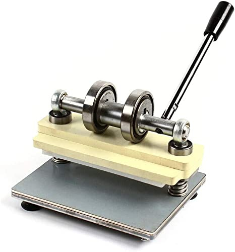 Leather Cutting Machine 212x170mm Manual Embossing Manual Cutting Machine Leather Punching Machine DIY Craft Making Clicker Press Embossing Cutting Machine for Paper Foam Fabric Leather