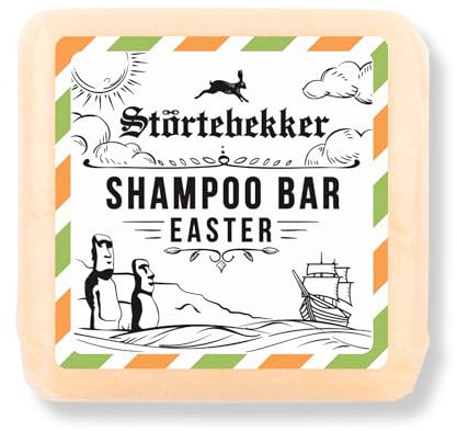 Störtebekker® Premium Shampoo Bar Osteredition Bergamotte - Festes Shampoo Herren & Damen - 3in1 Duschseife Männer für Haare, Kopfhaut & Bart - Feuchtigkeitsshampoo - vegan, handgefertigt - 60g