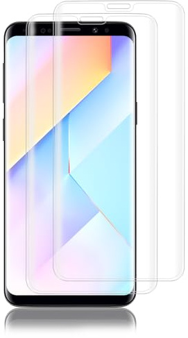 Carantee 2 Stück für Panzerglas für Samsung Galaxy S9 Plus Schutzfolie, 9H Härte Anti Kratzer Panzer Schutz S9+ Displayschutzfolie, Sensitive Touch, HD 3D Blasenfrei Anti-Fingerprint Schutzglas Folie