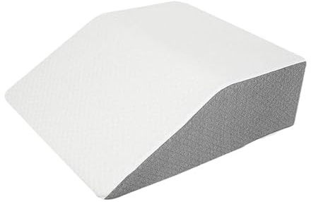 Harilla Cuscino a Cuneo per Letto per elevazione Gambe in Memory Foam ergonomico ad Alta densità Traspirante Fodera Rimovibile Supporto Rigido poggiagambe