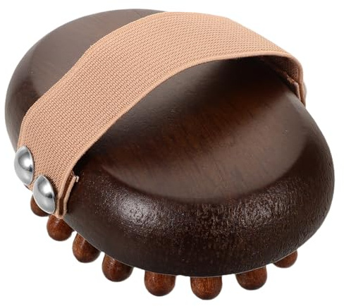 TOYANDONA Wood Massage Comb Handheld Meridian Brush Airbag for Body Scrubbing Relaxation Reusable Acupoint Massage Tool