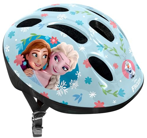 Casque Cycle LA Reine des NEIGES 2 - S. Tour de tête réglable avec système de molette Head Ring assurant Maintien et Confort. 50/56cm. Sangles jugulaires Ajustables.
