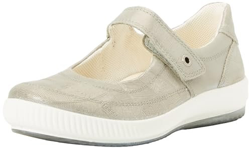 Legero Damen Tanaro Ballerina, Metallic Silber 9150, 42.5 EU