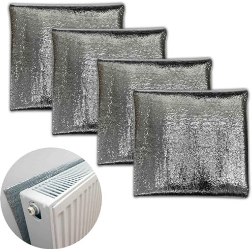 4x VOSSBACH Heizkörper Reflexionsfolie je 100 x 70 cm Dicke 0,5 cm Zuschneidbar Heizung Isolierfolie Isoliermatte