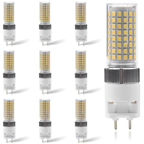 FYZDLAOR G12 LED Bulb 20 Watt 2000 Lumens G12 Light Source G12 Bi-Pin Ceramics Base LED Corn Light Bulb (200 Watt Halogen Equivalent) AC 100V-277V, Not-Dimmable (10 PCS)