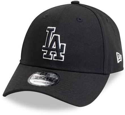 New Era Los Angeles Dodgers MLB Pop Outline Schwarz Verstellbare 9Forty Cap - One-Size