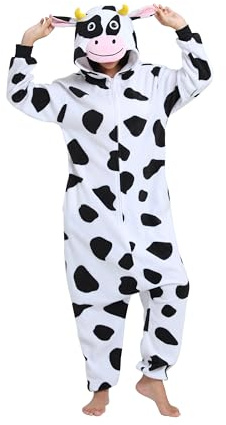 LABULA Animaux Pyjamas Costume à Capuche Déguisement Combinaison Carnaval Noël Fête Tenue