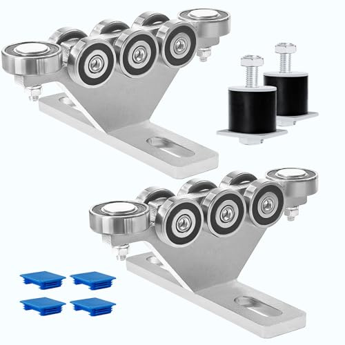 LookFox 6+2 Wheel Hoist Trolley with Roller Limit -Anti-Lock & Anti-Fall