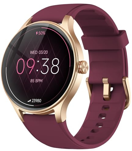 Montre Connectée Femme avec Appel Bluetooth, 1.57 Smartwatch avec Fonction Féminine Cardiofréquencemètre SpO2 Sommeil Montre 3ATM étanche120+ Mode Sport, Fitness Podomètre Compatible pour Android iOS