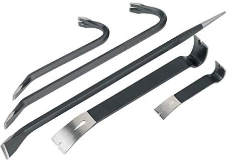 Sealey Ak9112 Wrecking Bar Set 5Pc