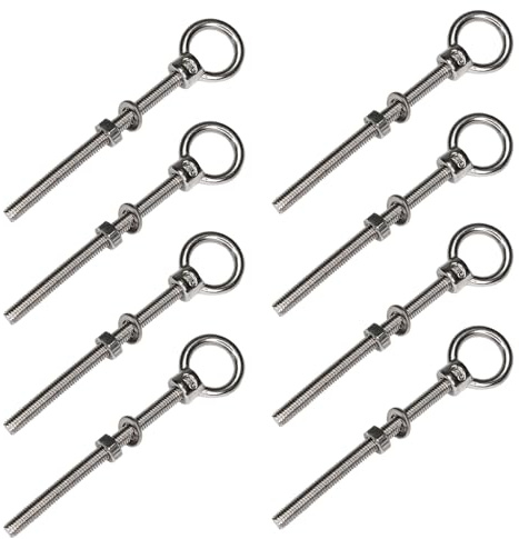 PRIOstål 639_8 augbult ringmutter rostfritt stål V4A | M6 x 80-(8 stycken)