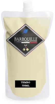 Peinture Ivoire Acrylique Tembo - Aspect Velours - Peinture Mur, Plafond & Boiserie - Lessivable - Séchage En 30 min - COV A+ - Fabriquée En France - 750 ml - BARBOUILLE