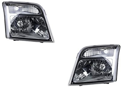 Johns, Juego de faros delanteros para Transit Connect 02 06/02 - H4 Set izquierdo y derecho
