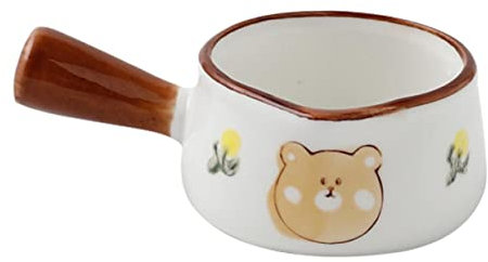 RORPOIR Taza De Leche Asa De Cerámica Recipiente para Guardar Salsa De Leche para Cocina Plato para Condimentos