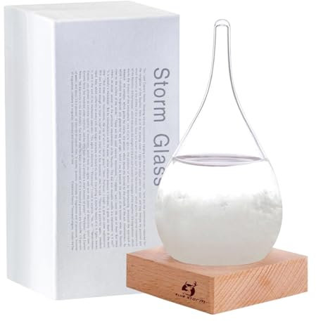 Vetro tempesta moda creativo goccia d'acqua vetro barometro vetro tempesta per previsioni meteo fantastici regali fantasiosi utilizzati per la casa e l'ufficio, decorazione desktop, piccoli regali di