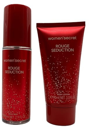 women'secret Rouge Seduction Coffret cadeau pour femme Brume corporelle 85 ml + lotion pour le corps 90 ml