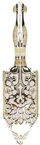 Karlak Vintage Hollow Design, Stainless Steel Absinthe Spoon, Absinthe Filter Spoon with Cutout Design for Cocktail Bar Glass Cup Drinking Filter, Specifically Designed for Absinthe (Gold)