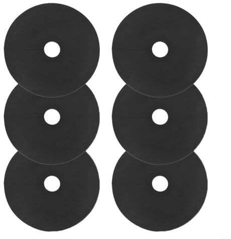 Cubiertas para agujeros de pesca en hielo de 12 pulgadas, paquete de 6 tapas aislantes de EVA para mantener los agujeros abiertos, preperforadas para enhebrar líneas, accesorios de invierno robustos