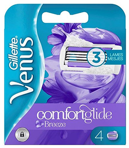 Gillette Venus Breeze Rasierklingen, 4 Stück
