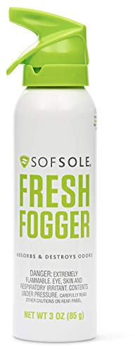 Sof Sole Fresh Fogger Shoe, Gym Bag, and Locker Deodorizer Spray, 3-Ounce, 1 Pack