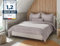 BEFA NATUR Made in Germany Bettwäsche Set, Bettbezug 200x200 cm und 2 Kissenbezüge 80x80 cm aus Baumwolle-Satin, Allergiker geeignet, Öko-Text 100 Klasse 1 Zertifiziert - Creme
