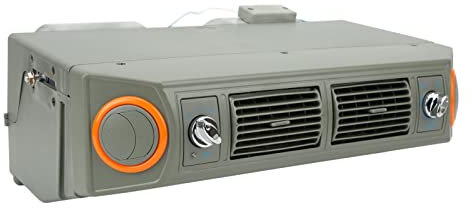 Headerbs Klimaanlagen-Verdampfer-Baugruppe, 3-Gang-AC-Kompressorsystem, Temperatureinstellung, ABS-Kunststoff für LKW, Wohnmobile, Autos (12V)