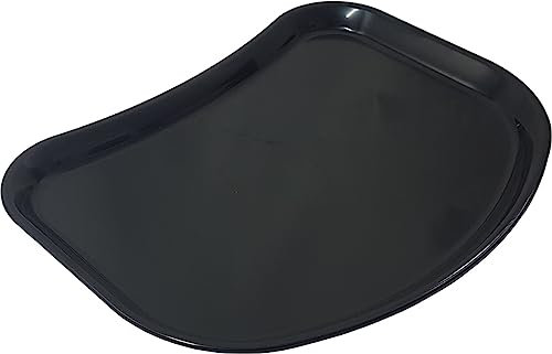 FabaCare Tablett für Heim-Rollator Jaguar, Rollatortablett, Ablage für Rollatoren, Rollator-Tisch, Rollatorbrett, Rollatoren-Brett, Rollator-Brett, Rollator-Tablett, Schwarz