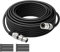 Mygatti XLR-Kabel Mikrofonkabel 20 m(schwarz),Stecker auf Buchse,3 polig abgeschirmt ausbalanciert DMX-Patchkabel,mit EMI-und RFI-Unterdrückung,Kompatibel mit Verstärker,Lautsprecher+10 Kabelbinder