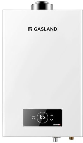 GASLAND Gasmart C 12L Gasdurchlauferhitzer für Haushalte, GS318LP Propan/Butan Durchlauferhitzer,Abgedichteter Gas-Wassererhitzer mit niedrigem NOx-Gehalt für Bad, Küche und Waschküche