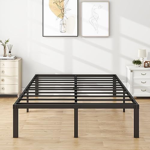 MOFLUT Metallsäng 120 x 200, enkelsäng med förvaringsutrymme under säng 120 x 200 cm, svart)