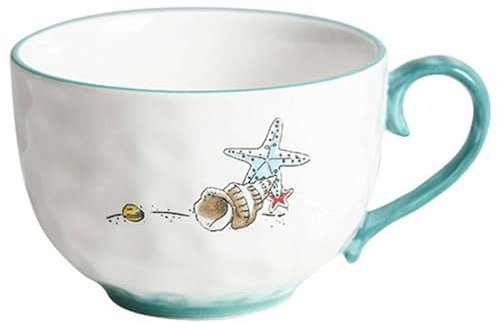 TGDGFKIAS una tazza di zuppa, Tazze da brodo in ceramica, ciotole for zuppa al microonde, tazze da zuppa, ciotole for la colazione(D)