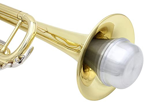 Brrnoo Lättvikts Trumpetträning i Aluminium, Ljuddämpad Trumpet, Trumpetdämpad Trumpetstängd Aluminiumträning, Trumpetstämpning, Ljuddämpare, Rak Ljuddämpning för Scen och övning