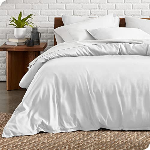 Bare Home Duvet Cover Set Super King Size - Premium 1800 Ultra-Soft Duvet Cover Set - Lightweight - Cooling Duvet Cover - Bed Duvet Cover with 2 Pillowcases (Super King, White)